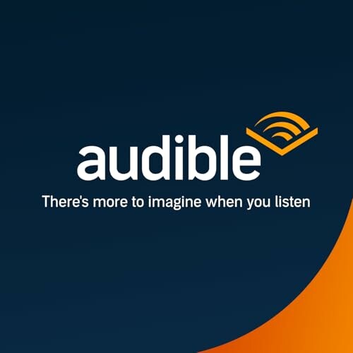 Audible logo with slogan 'There's more to imagine when you listen'